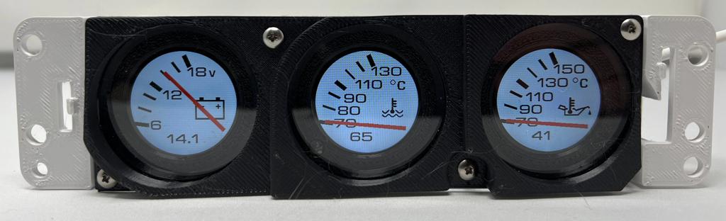 R33 Skyline DIN Triple CANBUS Gauge